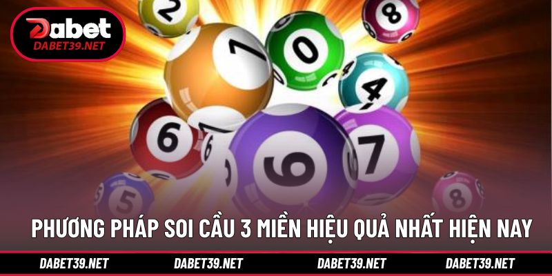 Phương pháp soi cầu 3 miền phổ biến nhất
